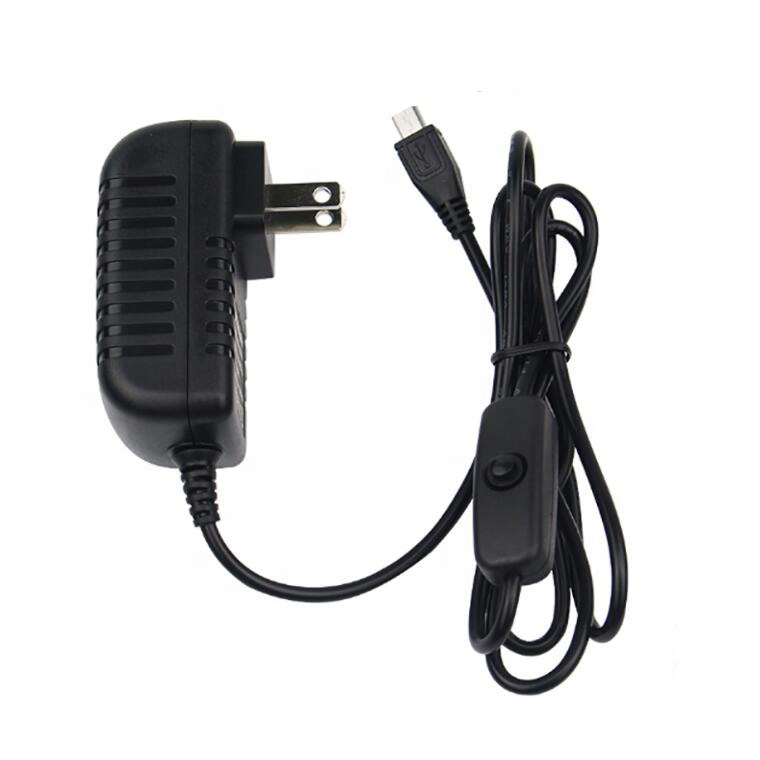 Power Supply 5V 2.5A 3A Micro USB Raspberry PI 4 100-240V Input Power Adapter 5V 2500mA Adaptor